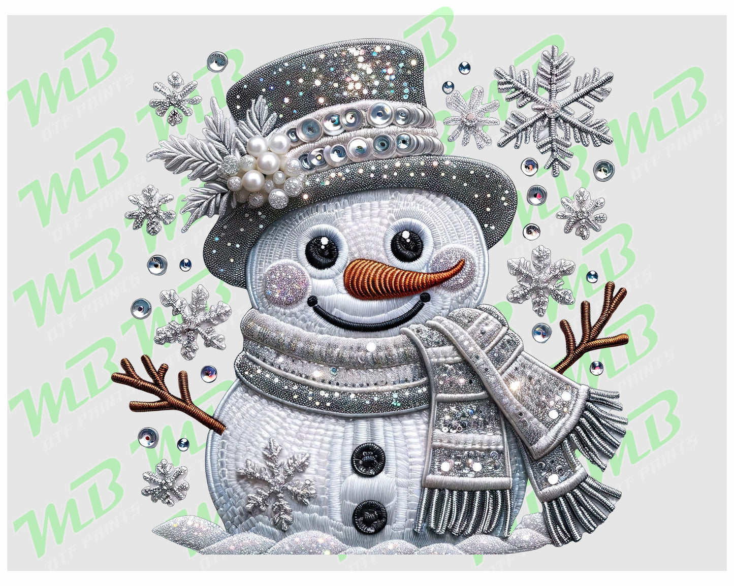 SNOWMAN CHRISTMAS DTF PRINT